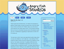 Tablet Screenshot of angryfishstudios.com